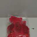 Daifunli 6 Pcs Large Velvet Bows for Christmas Tree 19.7" x 10.6" Velvet Ribbon Bows Ornament Christmas Swag Wreath Staircase Bow Vintage Raw Edges Tree Topper for Home Decor(Red,Three-Ear Style)