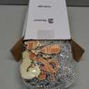 51 Pcs Don't Say Baby Shower Game Supplies Include Kraft Paper Wooden Baby Shower Sign and 50 Wood Pacifier Necklaces for Girl Boy Gender Reveal Party Decor