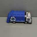 Mighty Fleet Rescue Force 12" Garbage Truck Toy  Realistic Lights & Sounds, Detachable Recycling Bin, Durable Free-Wheeling Design  Ages 3+