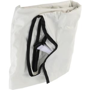 Luocute Outdoor Swing Cushion Cover 3 Seat, 190T Polyester Taffeta (White) Hanging Seat Cover with Foldable Design, for Garden Courtyard Hammock Swing, 230 x 160cm