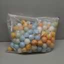 Clear Ball Pit Balls - Crush Proof Plastic Toy Balls for Boys and Girls (170 PACK, orange,teal)