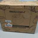 Elite Gourmet Programmable Bread Maker, 2 lb Loaf, 3 Sizes, 19 Presets incl. Gluten-Free, Dough & Jam, Delay Timer, Black