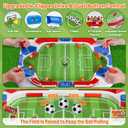 Mini Foosball Table Game for Kids, Portable Soccer Board Game with Scoreboard, Tabletop Indoor Football Sports Toy for 3 4 5 6 7 8-12 Year Old Boys Girls, Family Party Christmas Birthday Gift