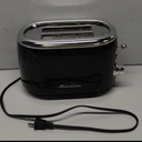 MELLERHOME Retro Toaster 2 Slice, 7 Browning Levels, 3 Functions (Reheat, Defrost, Cancel), Stainless Steel Features, Removable Crumb Tray, Under Base Cord Storage, Black