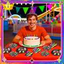 Havawish 96 Pcs Mardi Gras Party Supply Coquette Mardi Gras Plates and Napkins Gold Purple Bow Disposable Paper Plates Carnival Party Decoration for Birthday Baby Shower Tableware for 24 Guests