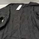 Trendy Queen Oversized Long Sleeve V Neck Cable Knit Sweaters (Medium, Black)