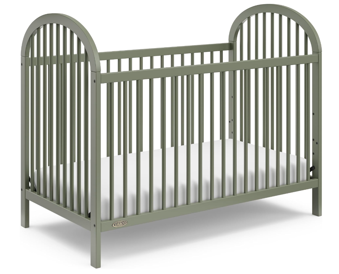 Graco Olivia 3-in-1 Convertible Crib, Olive