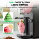 WETIE Slushie Machine, 82oz Slushy Maker with Adjustable Temperature, LED Display, Auto-Clean, 5-in-1 Frozen Drink Maker for Ice Cream, Frapps, Milkshake, Frozen Margaritas, 24H Running for Home