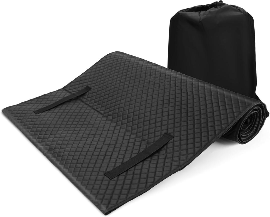 Magical Rolling Creeper Mat with Storge Bag, 58X28 Portable Foldable Mechanics Car Repair Creeper Floor Mat for Low Clearance, Any Vehicle and Road Surfaces