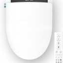 Auto Open Lid,Heated Bidet Toilet Seat with Remote, Elongated