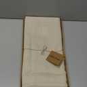 Solino Home Light Natural Linen Napkins Set of 4-100% Pure Linen Hemstitch Dinner Napkins 20 x 20 Inch for Christmas, Holiday, New Year - Classic Hemstitch