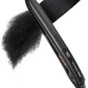 VANESSA PRO Flat Iron Hair Straightener, 100% Pure Titanium Flat Iron for One Pass to Achieve a Sleek Look, Curls Beautifully & Straightens Well - 1 inch