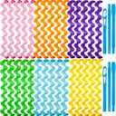 30 Pieces Heatless Waves Curlers Spiral Curls Styling Kit No Heat Hair Waver Spiral Curlers Rollers with 2 Pieces Styling Hooks for Most Hairstyles (55 cm)