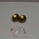 1 Pack Antique Brass Door Knob Set with Spindle, Vintage Old Style Door Knobs Replacement Set for Mortise Lock Interior Doors