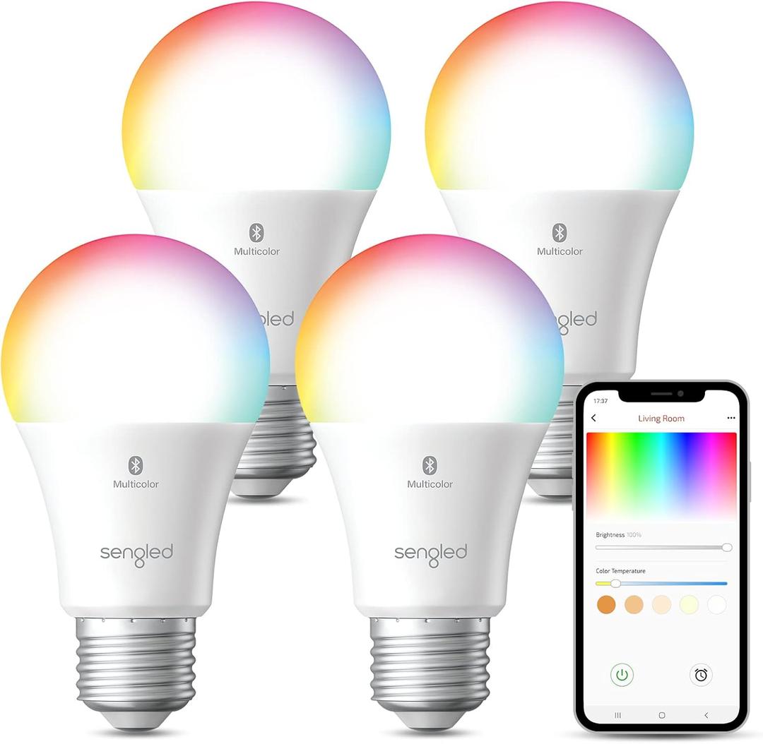 Sengled Bluetooth 75W Color Bulb 4PK (4 Count (Pack of 1))