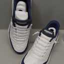 Skechers Women's Contour Foam Cozy Fit Hands Free Slip-ins Sneaker (10, White/Navy)