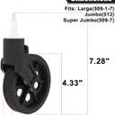 Shopping Cart Front Wheels