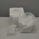 TSKVT 5 Pack Cabinet Door Organizer, Adhesive Cabinet Door Storage Bins, Hanging Wall Mount Pockets, Wall Mount Organizer For Kitchen, Shower Bathroom, Office, Sink, Makeup Room (White)