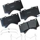 Bendix Premium SBC1303 Ceramic Front Brake Pads for Lexus LX570 2011-2008, LX570 2021-2013, Toyota Land Cruiser 2011-2008, Land Cruiser 2021-2013, Sequoia 2022-2008, Tundra 2021-2007