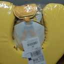 Mambobaby Float Add Tail Baby/Infant Swim Float with Canopy, Non-Inflatable Solid Upgrade Soft Waterproof Skin-Friendly Leather Material (Global Limited Edition Gold), Medium