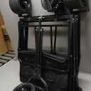 VEVOR 350LBS Collapsible Folding Outdoor Utility Wagon, 150L Heavy Duty Foldable Wagon Cart for Grocery Camping, Portable Utility Beach Wagon with Big Wheels for Garden Sports 35 x 21.3 x 42.5 in