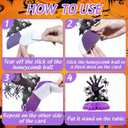 2 x 9Pcs Halloween Centerpieces for Tables Halloween Party Decorations Horror Theme Birthday Party 3D Honeycomb Centerpieces Fearful Pumpkins Ghosts Tombstones Skeletons Tabletop Ornament