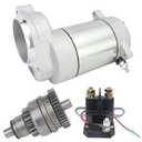 Starter & Bendix & Relay for Polaris Trail Blazer 250 2004, 3085393 SM13298 SM-8 18331 18331N 410-54006 41054006 SMU0034 495714 49-5714 PA-101 PA-101A 113527