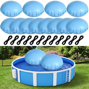 2 Pcs Pool Pillows for Above Ground Pools Cover Balloon Winterizing 4 x 4 ft Inflatable Air Pillow Float with Ropes PVC Ice Equalizer Closing Winter Swimming Ball Accessories 2 Pcs Pool Pillows for Above Ground Pools Cover Balloon Winterizing 4 x 4 ft Inflatable Air Pillow Float with Ropes PVC Ice Equalizer Closing Winter Swimming Ball Accessories