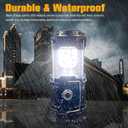 Collapsible Portable LED Camping Lantern XTAUTO Lightweight Waterproof Solar USB Rechargeable LED Flashlight Survival Kits for Indoor Outdoor Home Emergency Light Power Outages Hiking Hurricane 3-Pack