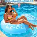 HeySplash Pool Floats, Inflatable Pool Float, Large Floatie for Bachelorette Party, Swim Tube River Lake Beach Bride Wedding Decor Fun Toy Raft Adults