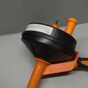 Drain Auger, Clog Remover with Drill Adapter, 25 Feet Flexible Plumbing Snake Use Manually or Powered for Kitchen, Bathroom and Shower Sink, Comes with Gloves (orange)