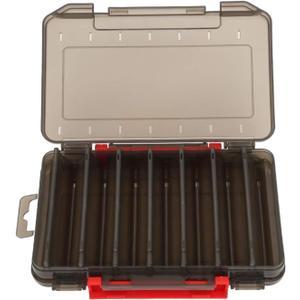 Double Sided Fishing Tackle Box Organizer - Portable Lure Storage Case with Dividers & Trays for Crankbaits, Hooks, Kayak Boat Fishing in Freshwater Saltwater