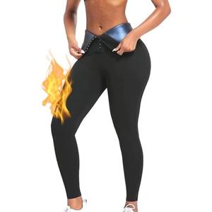 Nano Hertz Sauna Sweat Shapewear Leggings Pants Boxing Workout Suit Waist Trainer Shaper Sweatsuit Exercise Fitness Gym Women XL