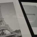 upsimples A3 Picture Frame Set of 5, Display Pictures 8.3x11.7 with Mat or 11.7x16.5 Without, Wall Gallery Poster Frames, Black