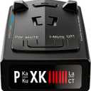 Radar Detector, Radar Detectors for Cars, Up to 1100 Yards Long Range Detection, X/K/Ka/KU/ST/CT Band & Laser Detection with Voice Alert, Intelligent False Alert Filter, Includes Suction Cup Mount