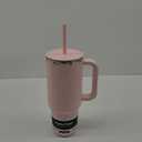 Hydro Flask 40 Oz Travel Tumbler with Handle, Lid and Straw - Insulated Stainless Steel in Trillium, Pink