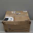 FoundGo 6' x 8' Dump Trailer Tarp [18oz] Heavy Duty Dump Truck Mesh Tarp with Grommets Vinyl Coated Waterproof Truck Cover with Double Pocket incl. 4X Elastic Rope