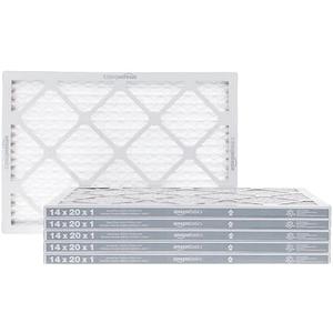 Amazon Basics 14x20x1 Air Filter 6 Pack, Merv 8 AC Furnace Filters