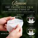 6 x Our First Christmas as Grandparents 2025 - Baby Pregnancy Announcement Ornament for New Grandparents - First Time Grandma Grandpa Gifts 2025 - Grandma Grandpa Acrylic Ornament Keepsake