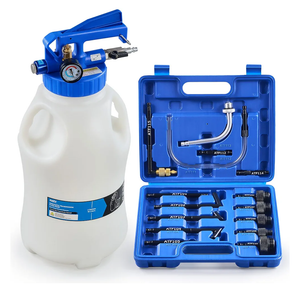 Orion Motor Tech Oil Extractor Pump and Dispenser Tool Kit, 10L Pneumatic Transmission Fluid Bleeder Set, 2.6gal 2 Way Vacuum Fluid Evacuator and Filler Oil Change Kit 15 ATF Refill Adapters 3 Hoses Orion Motor Tech Oil Extractor Pump and Dispenser Tool Kit, 10L Pneumatic Transmission Fluid Bleeder Set, 2.6gal 2 Way Vacuum Fluid Evacuator and Filler Oil Change Kit 15 ATF Refill Adapters 3 Hoses