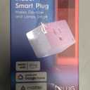 GE Cync Smart Indoor Plug, Smart Outlet Control, WiFi Outlet Plug, Matter Compatible, Works with Alexa and Google Home (1 Pack)