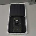 Doorbell Solar Charger Compatible for Ring Video Doorbell 3/3 Plus/4/Battery Doorbell Plus/Battery Doorbell Pro(2-Prong Port), QIBOX 2.9W Adjustable Efficient Solar Panel Mount for Doorbell Camera