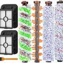 Replacement Parts for Bissell CrossWave 1785 2306 2551 Series Wet Dry Vacuum Cleaner, 1785A 2306A Replacements 1 Set Pet & Multi Surface & Wood Floor & Area Rug Brush Rolls and 2 Pack 1866 Filters