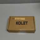 KOLET Ball Bearing Door Hinges, 4 x 4 Inches Door Hinges, Square Corner Heavy Duty Hinges, Commercial Grade Stainless Steel, Smooth and Non Removable Pin, Matte Black, 5 Pack