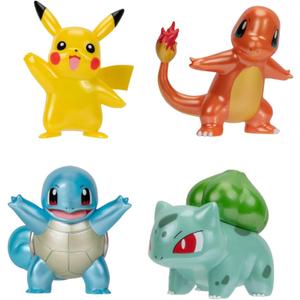 Pokmon Select Metallic Battle Pack - Four 3-inch Battle Figures with Special Metallic Finish