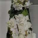 Real Touch White Faux Hydrangea And Eucalyptus Arrangement, Faux Floral Arrangements, Hyper Realistic Artificial Flowers, White Centerpieces For Kitchen Dining Coffee Table Decor, 5 Heads + Greenery