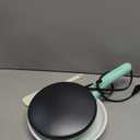 Baker's Friend Instant Crepe Maker with Handle, Electric Crepe Maker Machine, Crepera Electrica, 8 Inch Non-stick Cooking Surface, Aqua