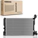 A-Premium Engine Coolant Radiator with Transmission Oil Cooler Compatible with Toyota Matrix 2009 2010 2011 2012 2013 2014, Corolla 2009-2019 & Pontiac Vibe 2009 2010, 1.8L, Replace# 164100T030