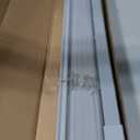 UNISHADES No Drill Blinds for Windows 1" Vinyl L-Shaped Slats Cordless Mini Blinds for Home, for Window Size 24" W × 64" H Grey
