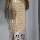 LazBlinds No Drill Bamboo Roman Shades, 26" W x 64" H, Star-Beige